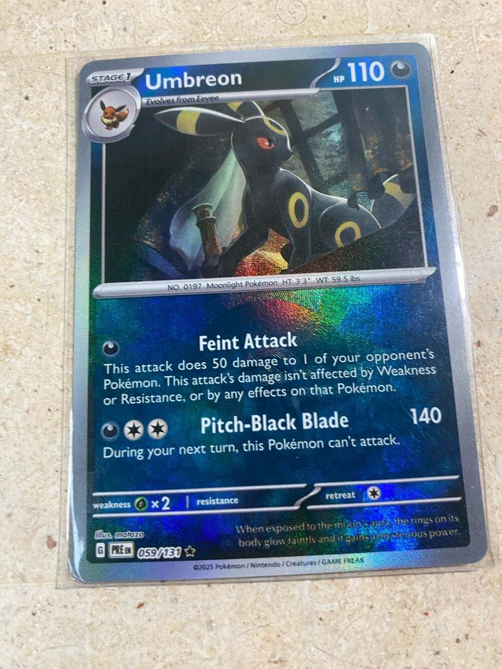 Umbreon (Master Ball Pattern) 059/131 Sv: - Picture 12 of 13